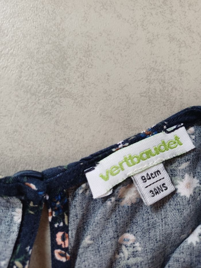 Robe manches longues à fleurs Verbaudet 3 ans - photo numéro 4