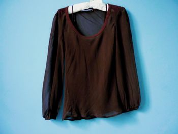 Blouse debardeur To The Max Femme S 36 voile TBE twin set marron