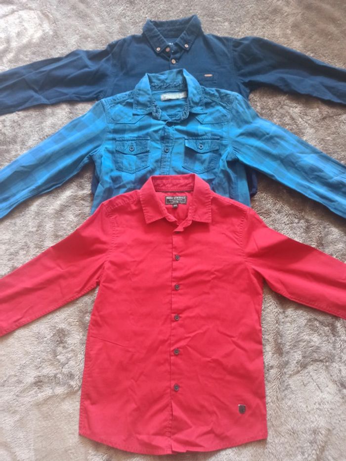 Lot de 3 chemises à manches longues