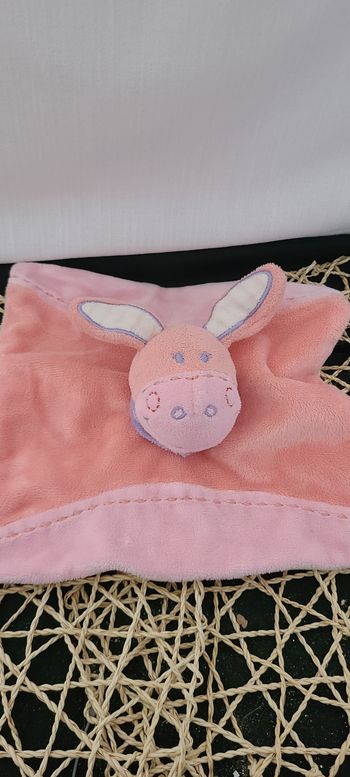 Sos Doudou Ane Plat Rose Tex Baby