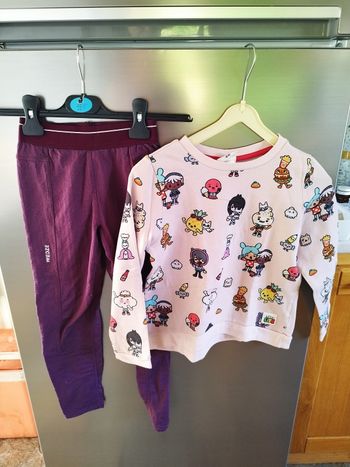 Sweat HetM et legging  Wedze t 122/128