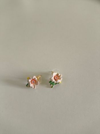 Boucles d'oreilles fleurs 