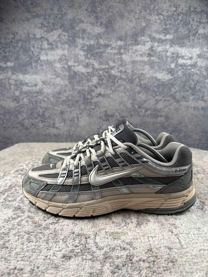 Nike P-6000 Running - Flat Pewter - Grey & Beige & Green - photo numéro 5