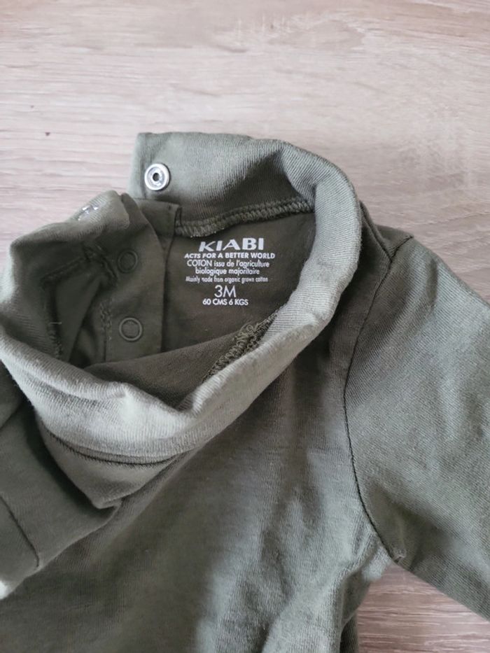 Pull fin col roule kiabi 3 mois - photo numéro 3
