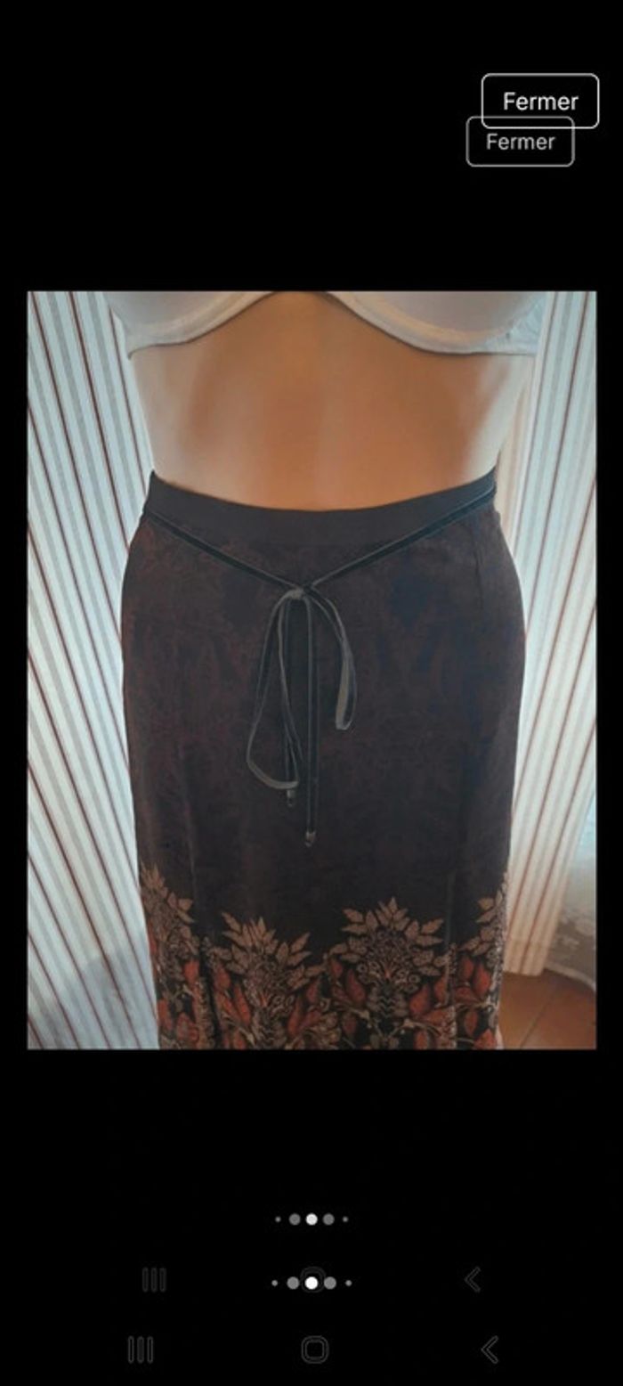 Jolie Jupe marron Gerry Weber fr/be 46 neuve - photo numéro 3