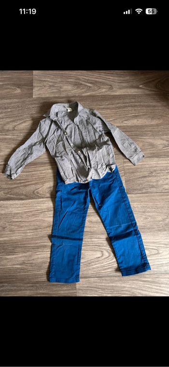 Ensemble chemise et pantalon 3 ans