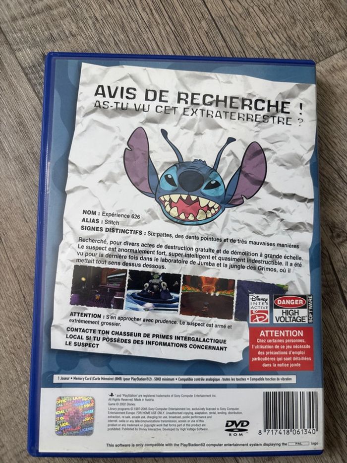 Jeu disney Stitch expérience 626 - photo numéro 2