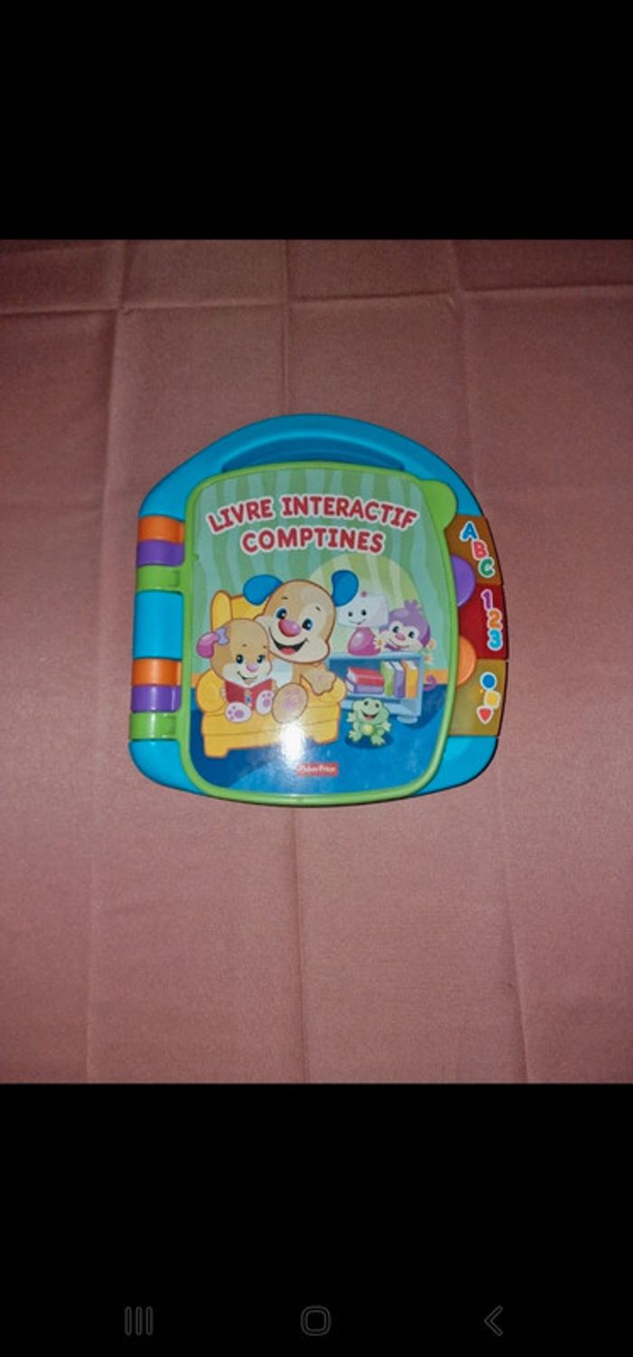 Livre musical Fischer price