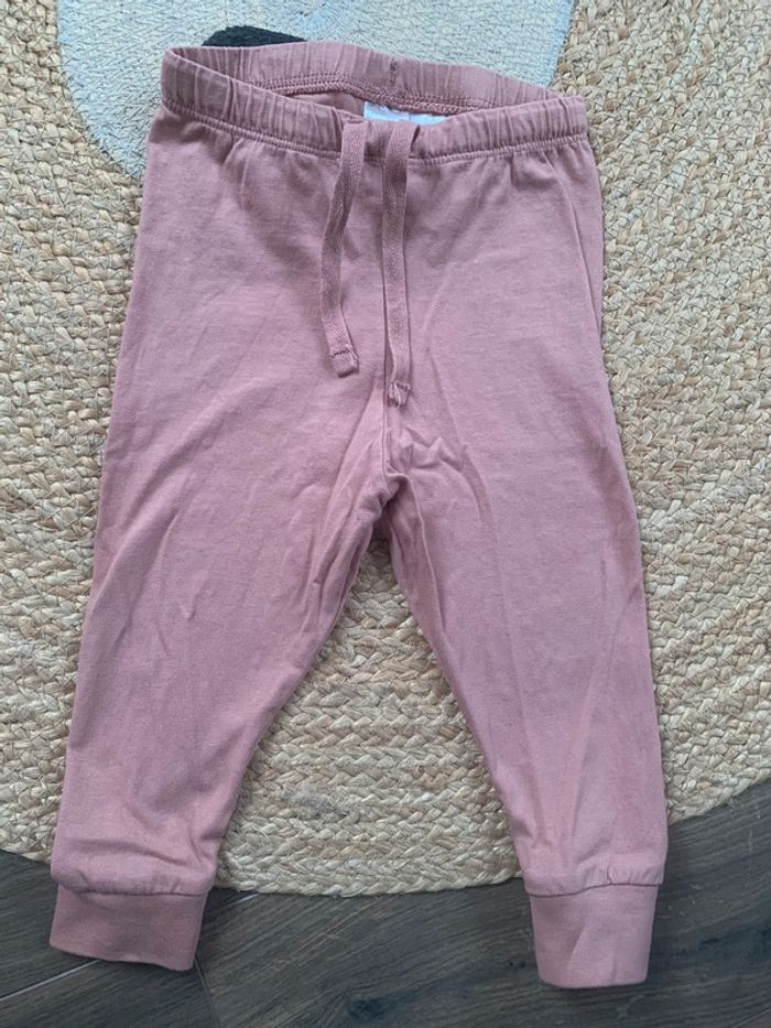 Pyjama 2 pièces coton vieux rose H&M 9 / 12 mois (équivalent 18 mois) - photo numéro 6