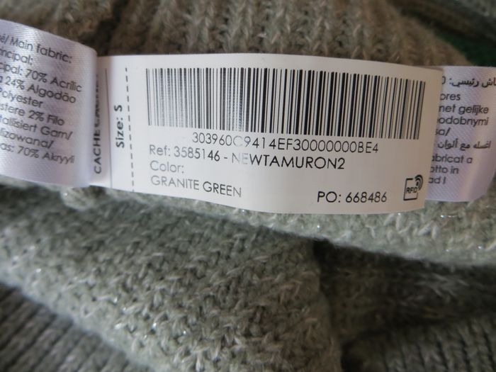 Pull vert amande pailleté cache cache neuf - photo numéro 4