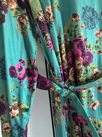 Robe longue à motifs fleuris 
