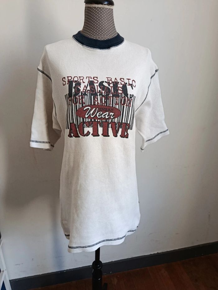 T-shirt épais manches courtes femme Taille L