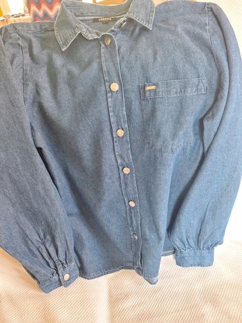 Chemise femme en jean taille S