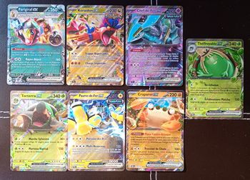 Lot de 7 Cartes Pokémon EX en Français sans Doubles ✨