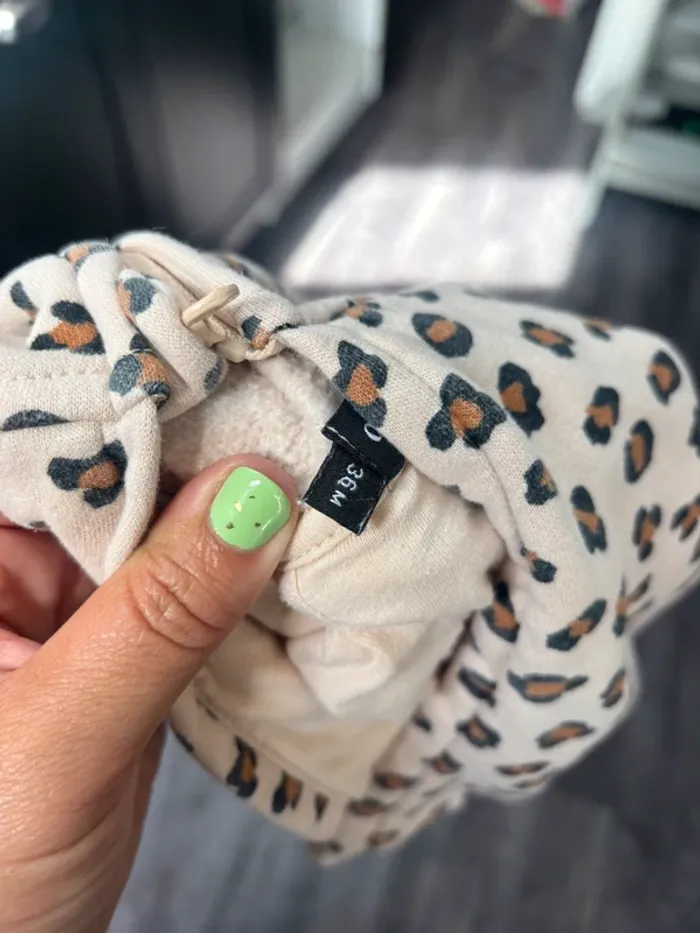 Ensemble leopard fille jogging 36 mois - photo numéro 7