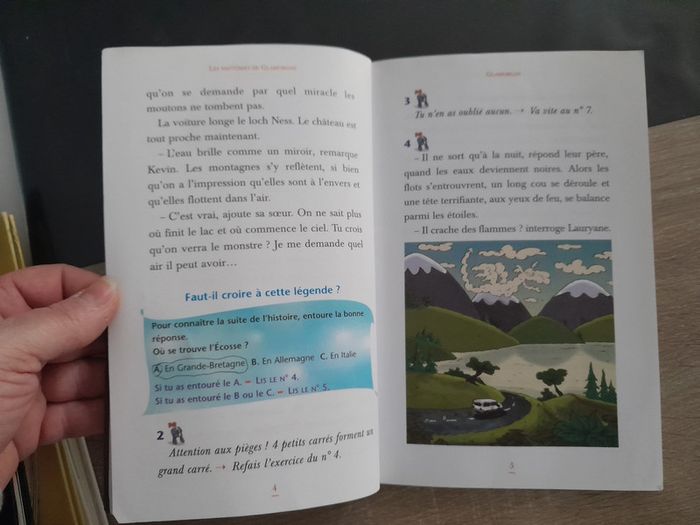 livre pour réviser du CE2 au CM1 - les fantômes de Glamorgan - photo numéro 2