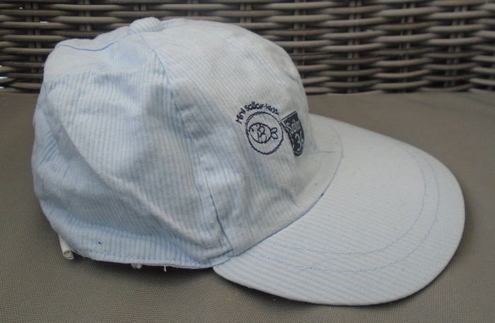 Jolie casquette bleu blanc garçon T47 - photo numéro 3