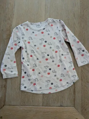 Haut pyjama fille 5 ans licorne
