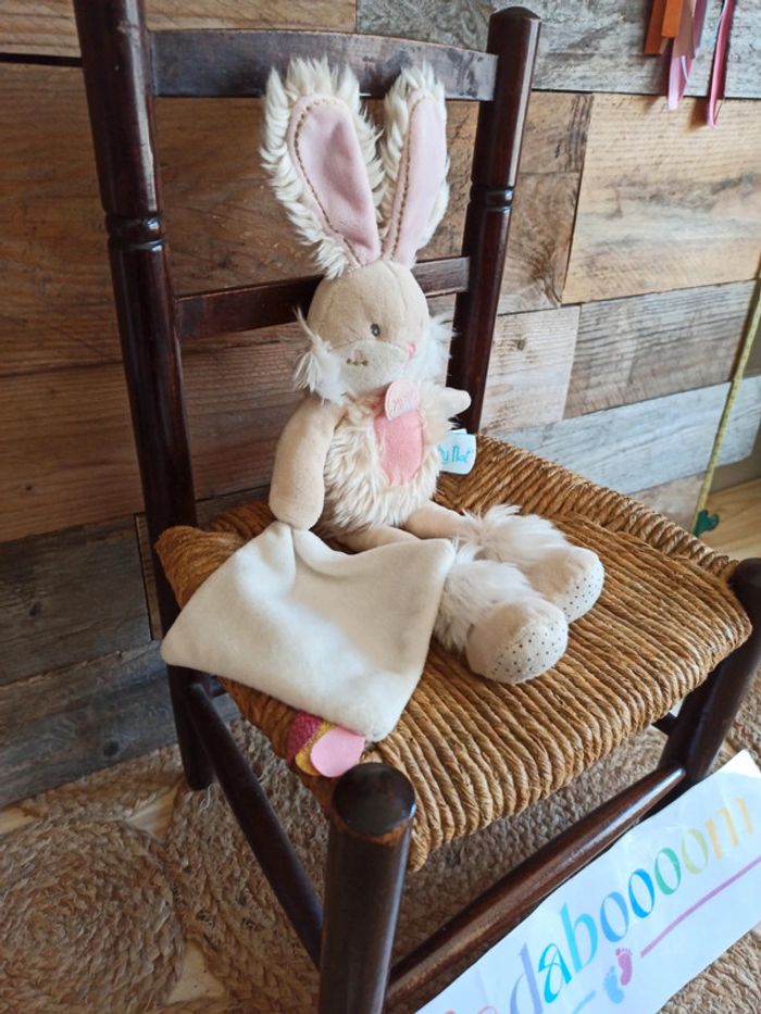 peluche doudou lapin Papuche baby nat tbe - photo numéro 3