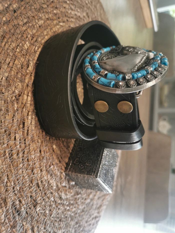 Ceinture de cowboy country tête de cheval - photo numéro 3