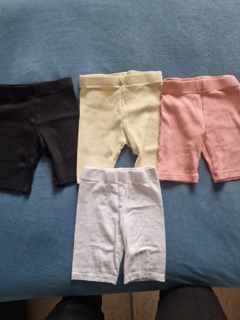 Lot de 4 leegings shorts 3ans