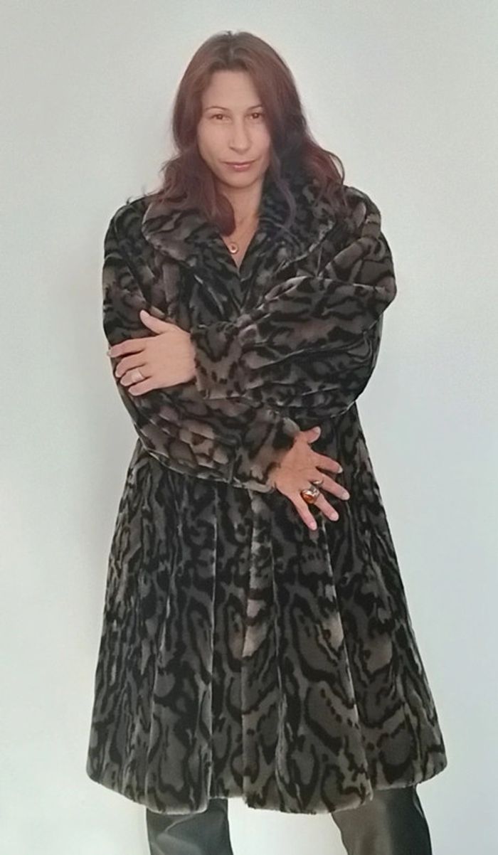 Superbe manteau fourrure vintage - photo numéro 3