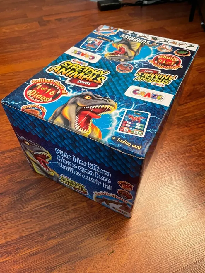 [NEUF] Craze Stretchy Animals Dinos Collection complète 12 Figurines de Dinosaures - photo numéro 2