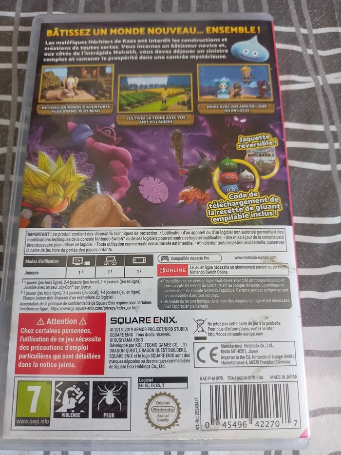 Nintendo Switch dragon quest builders 2 - photo numéro 2