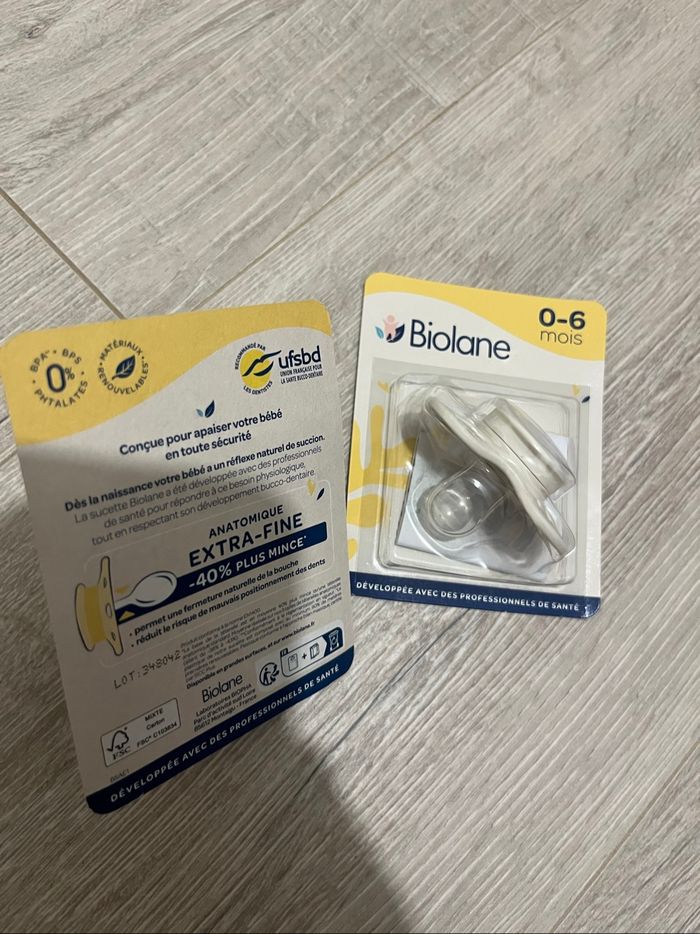 Tétines 0-6 mois Bibs, avent & biolane - photo numéro 2
