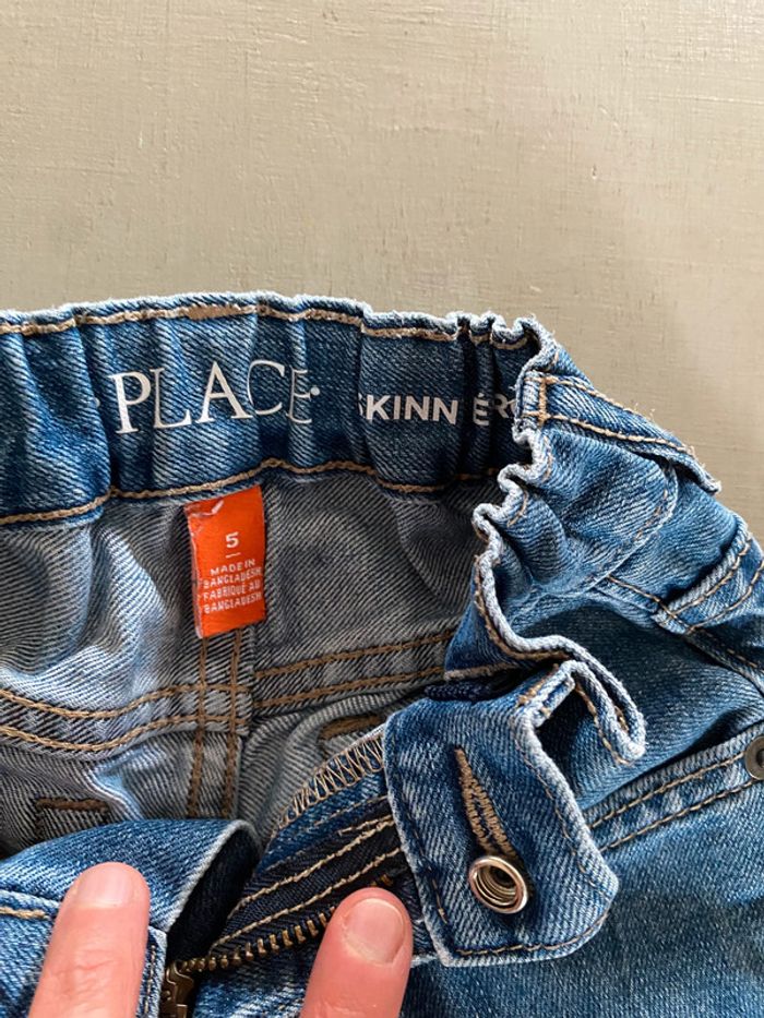 Jeans skinny étroite bleu children place garçon 5 ans - photo numéro 8
