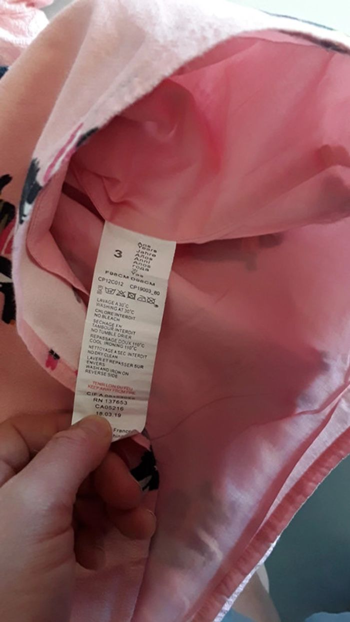 Blouse tunique catimini fille 3ans - photo numéro 3