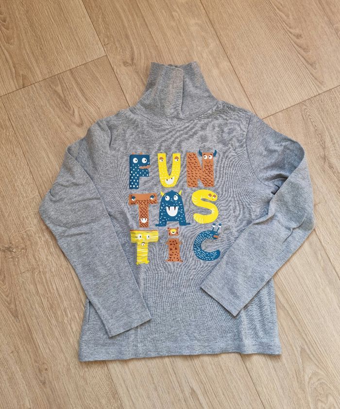 Lot de 5 tee shirts à manches longues + 3 sous pulls col roulés - photo numéro 4