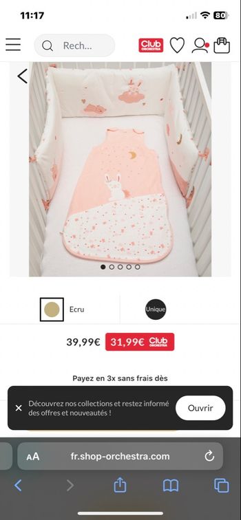 Tour de lit little princesse