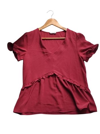 Blouse bordeaux taille S