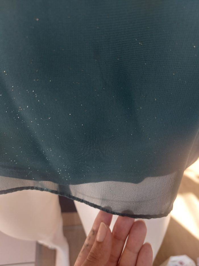 Débardeur NafNaf vert brillant - photo numéro 4