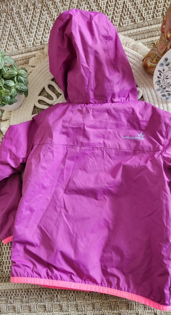 Manteau Parka Fille 18mois Wanabee Violet Rose Neuf - photo numéro 9
