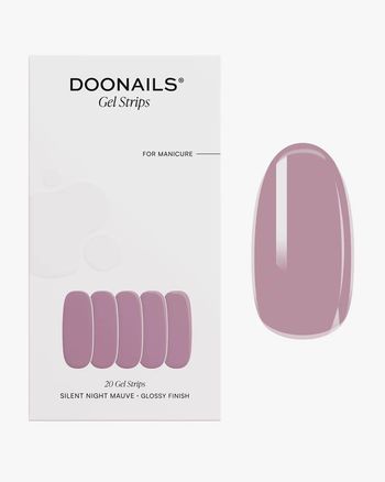 Doonails - Gel Strip Silent night mauve manucure
