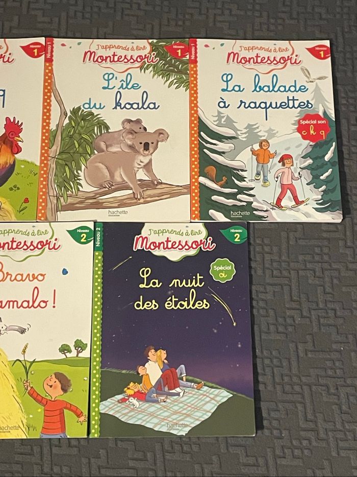 Lot 5 livres j’apprends à lire Montessori CP - photo numéro 3