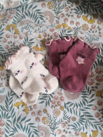 2 paires de chaussettes 15/18