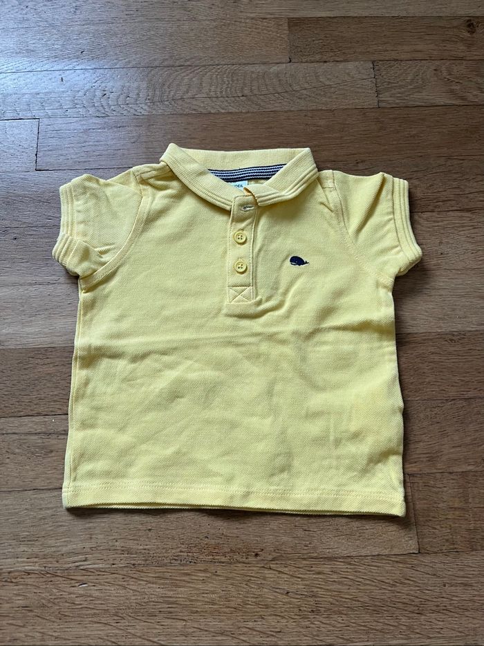 Polo jaune 9 mois