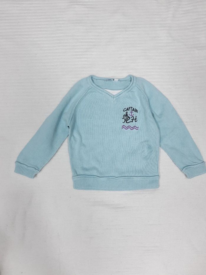 Pull bleu Kim & Lou 3 ans