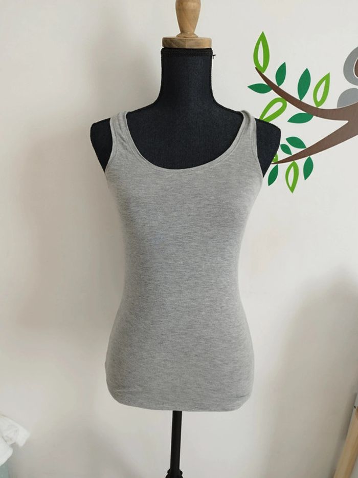 Débardeur femme gris