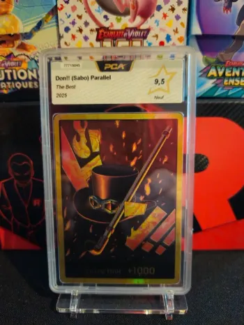 🔥 Sabo Don!! Gold – Carte One Piece gradée PCA 9.5 (PRB-01 – The Best) 🔥