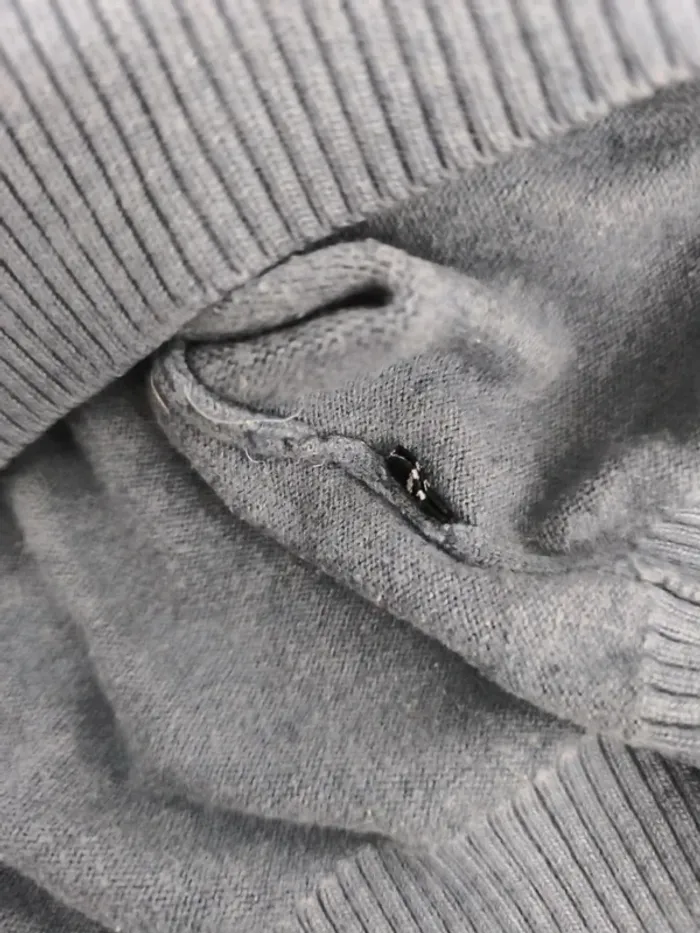 Pull col V homme Nautica bleu clair M excellent état - photo numéro 7