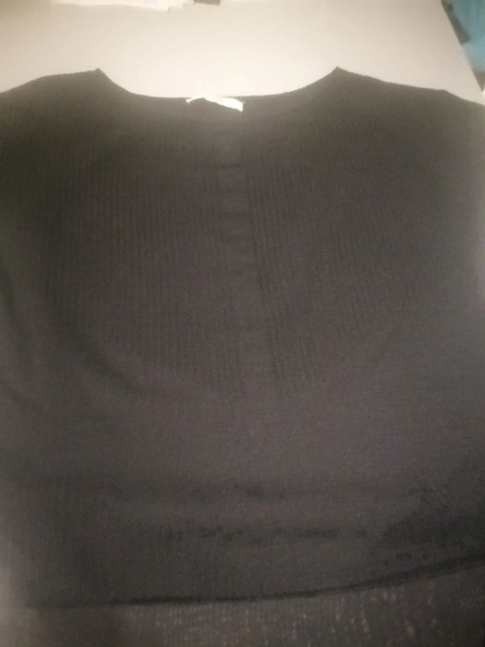 🌸Pull noir doublure longue Taille 38 "Mango" 🌸 - photo numéro 3