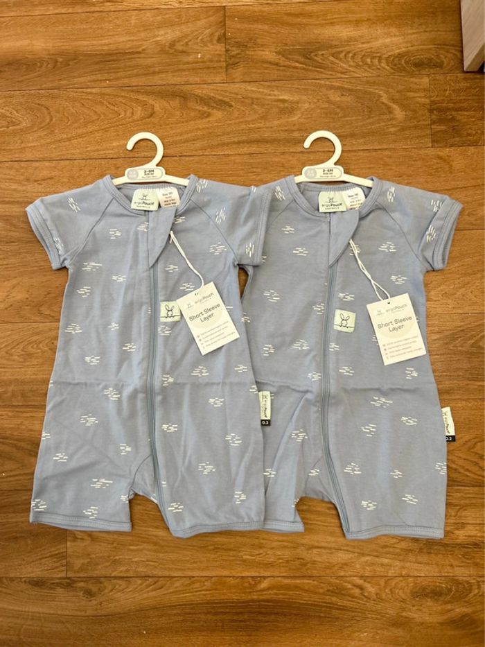 (New) Pack of 2 pyjama combishort 3-6m