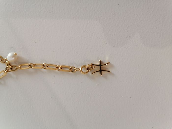 Collier plaqué or 18 carats avec signe poisson - Pure Lei - photo numéro 4