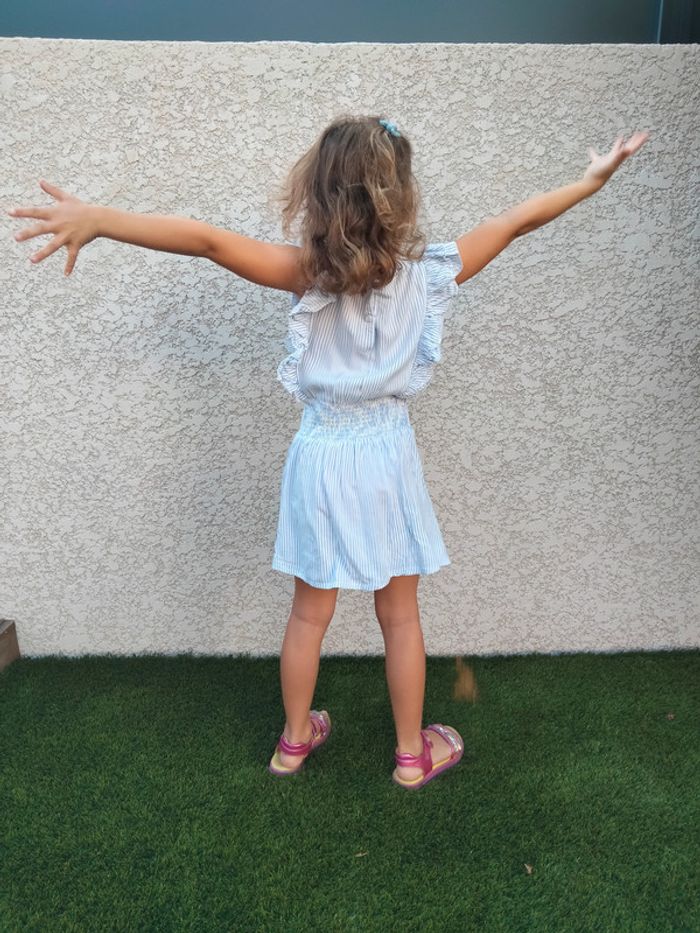 Robe été rayures - Tex - 7 ans - photo numéro 8