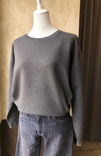 Sweat uni gris Hanes femme XL
