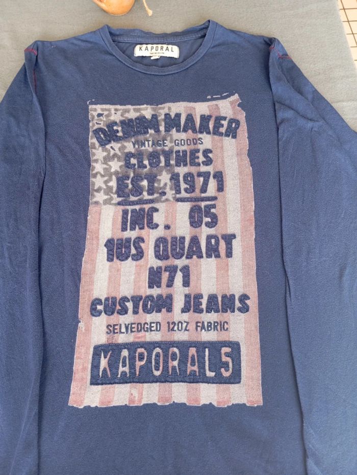 T shirt manches longues Kaporal - photo numéro 3